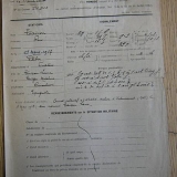 Documento individuale di René Taïcon, 1930, Archives départementales Pas-de-Calais 4Z482 Sous-préfecture de Saint-Omer (Francia).