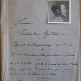 Dossier individuale di Guillaume Winterstein, 1923-1936, Archives départementales Pas-de-Calais 4Z482 Sous-préfecture de Saint-Omer (Francia).